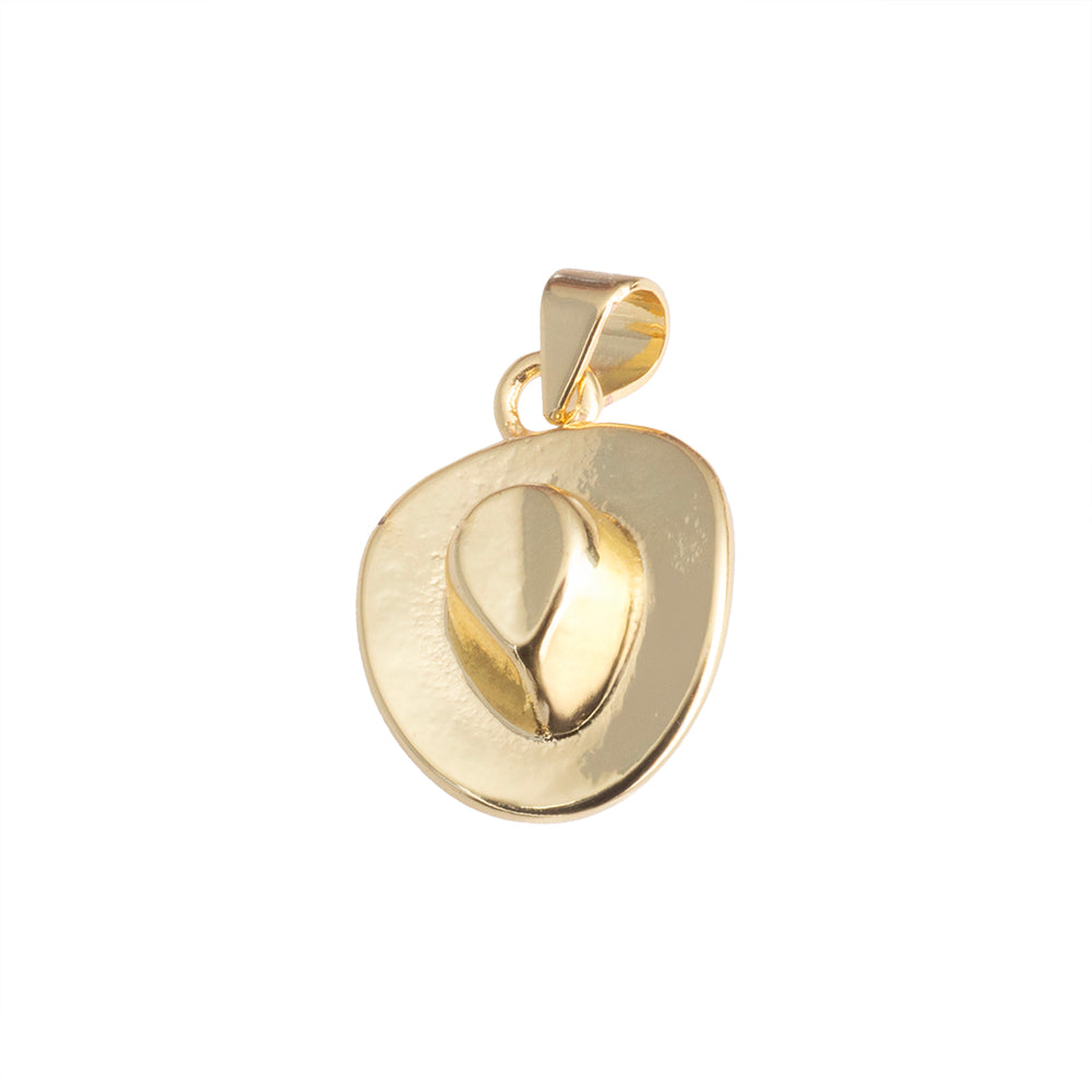 Dije Sombrero 18.5x14mm Dorado