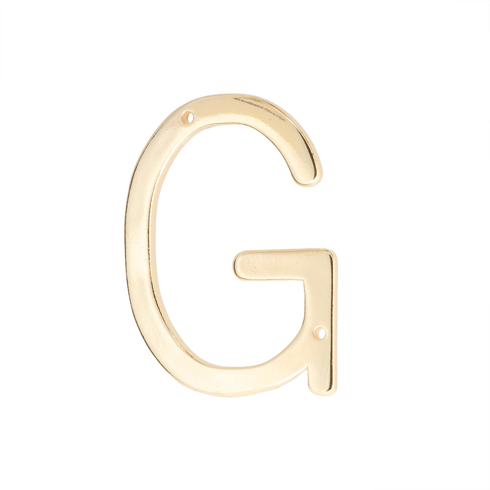 Dije Chapa Letra G 30x20mm Dorado