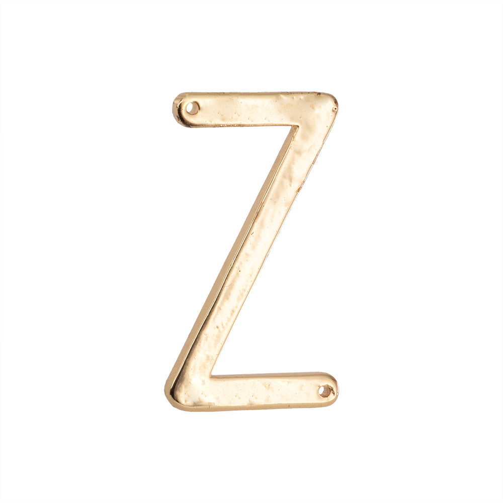Dije Chapa Letra Z 30x20mm Dorado