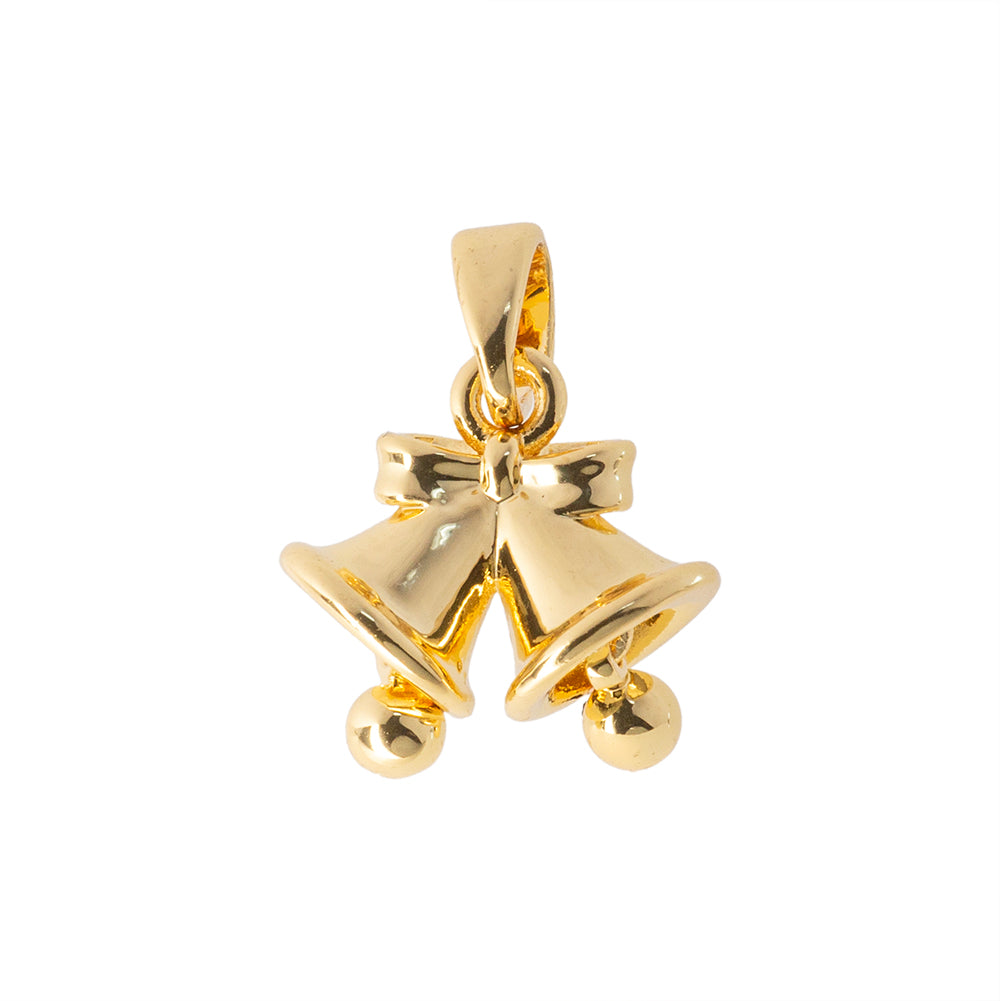 Dije Campanas 11x13mm Dorado