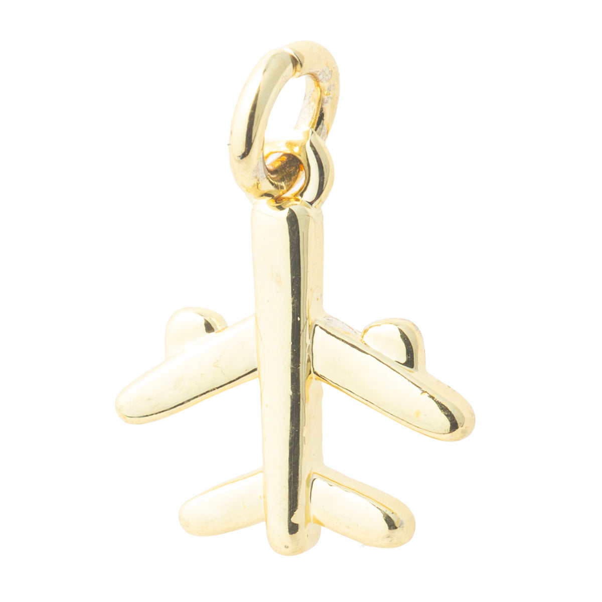 Dije Avión 14x11.5mm Dorado