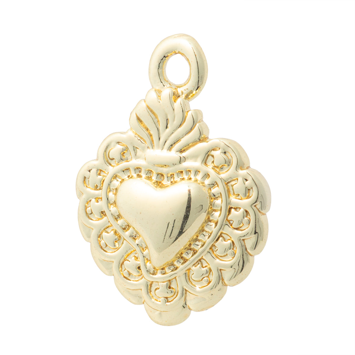 Dije Sagrado Corazón 13x9.5mm Dorado