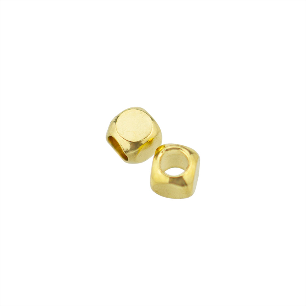Separador Chapa Cubo 2.5mm Dorado