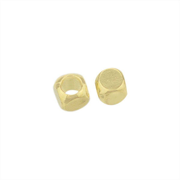 Separador Cubo 3mm Dorado