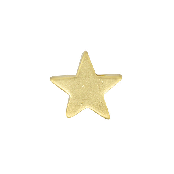 Separador Estrella 7.4X7.7mm Dorado Satinado