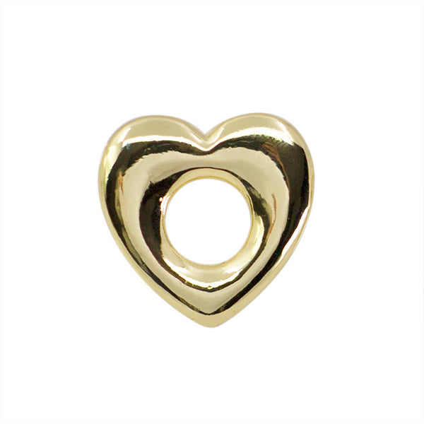 Separador Chapa  Corazon 24x24mm Dorado