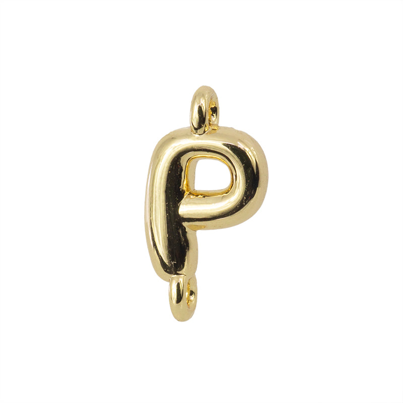 Mini Separador Letra Globo P 11x5.8mm Dorado