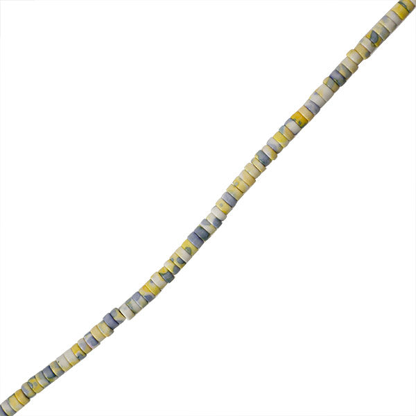 Agata Moneda Heishi 2x4.5mm Varios Colores