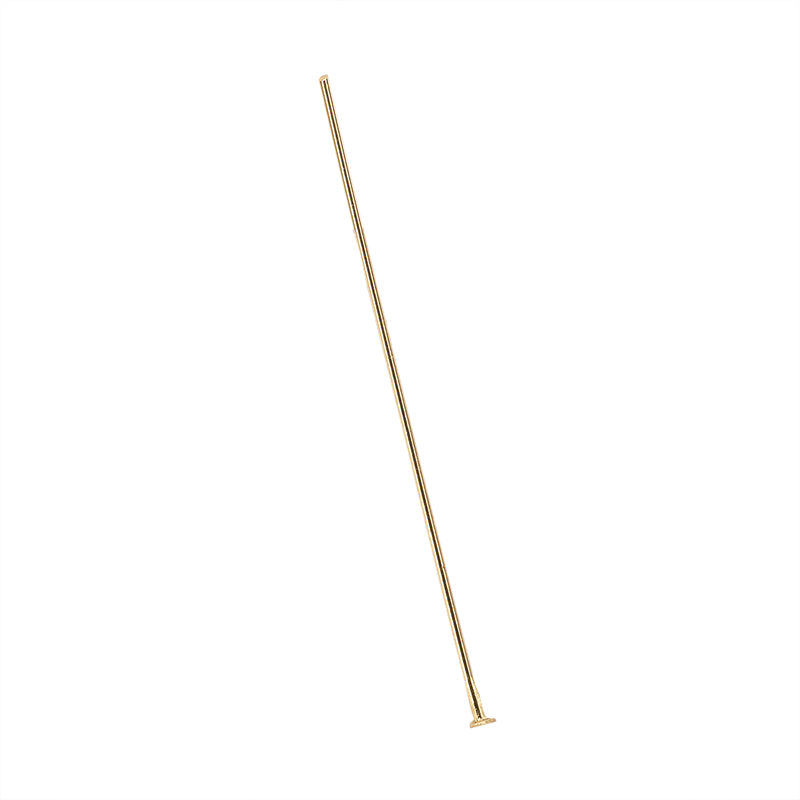 Alfiler Cabeza Plana 45x.7mm Dorado