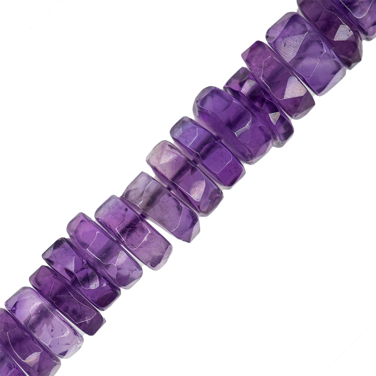 PFP Amatista Róndela Facetada 2-3x7mm Morado