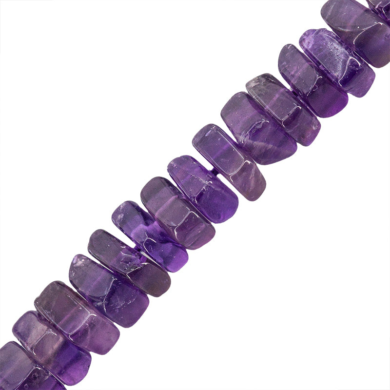 Amatista Cuadro 2x4mm Morado
