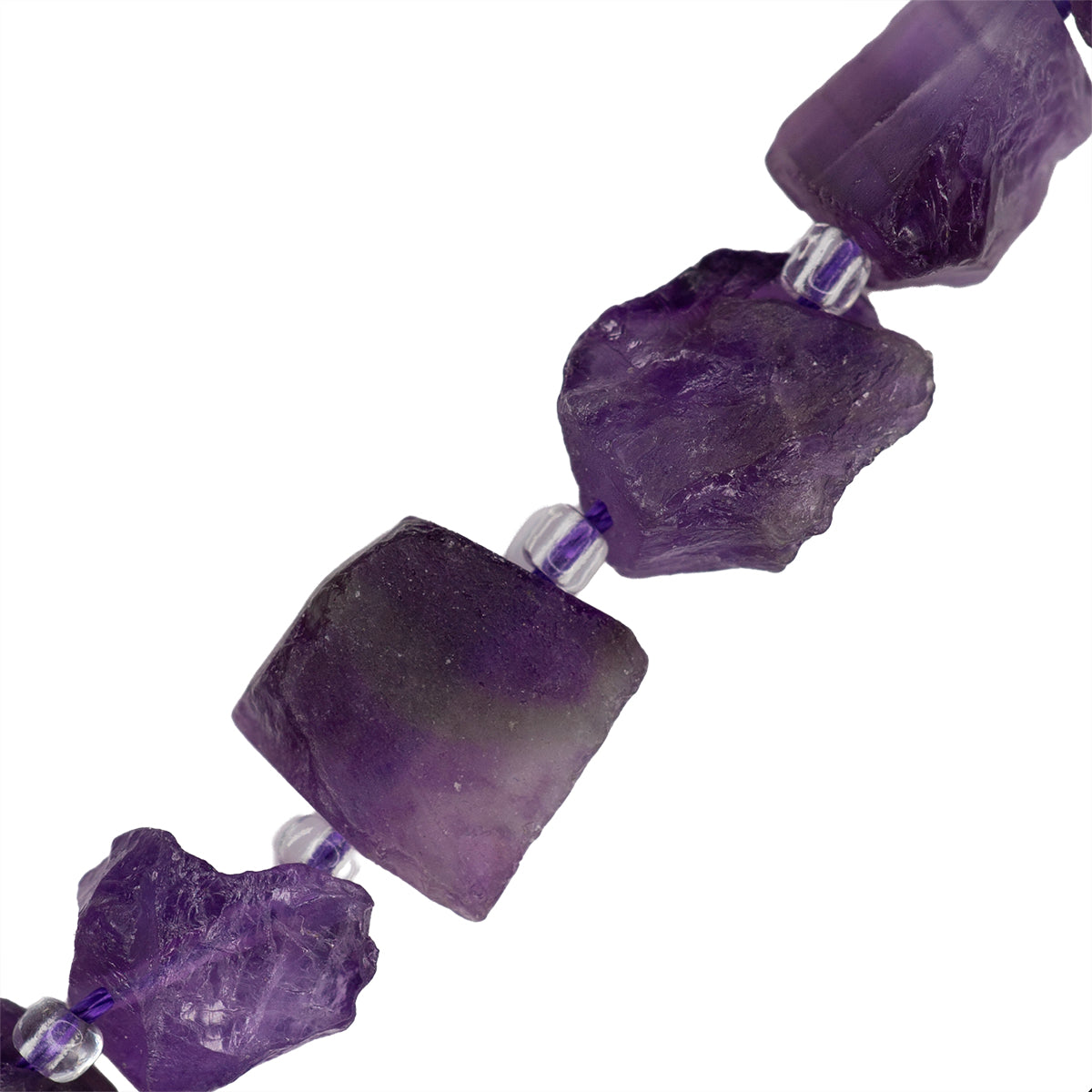 Amatista Nugget 9-18x7-13mm Morado