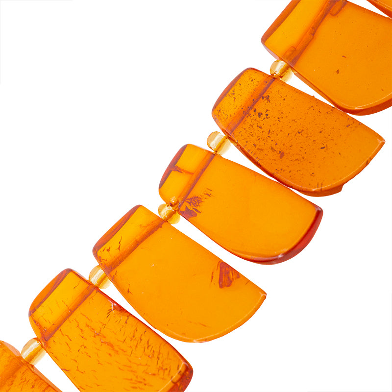 Ambar Figura Disminución 8-9x12-19mm Naranja