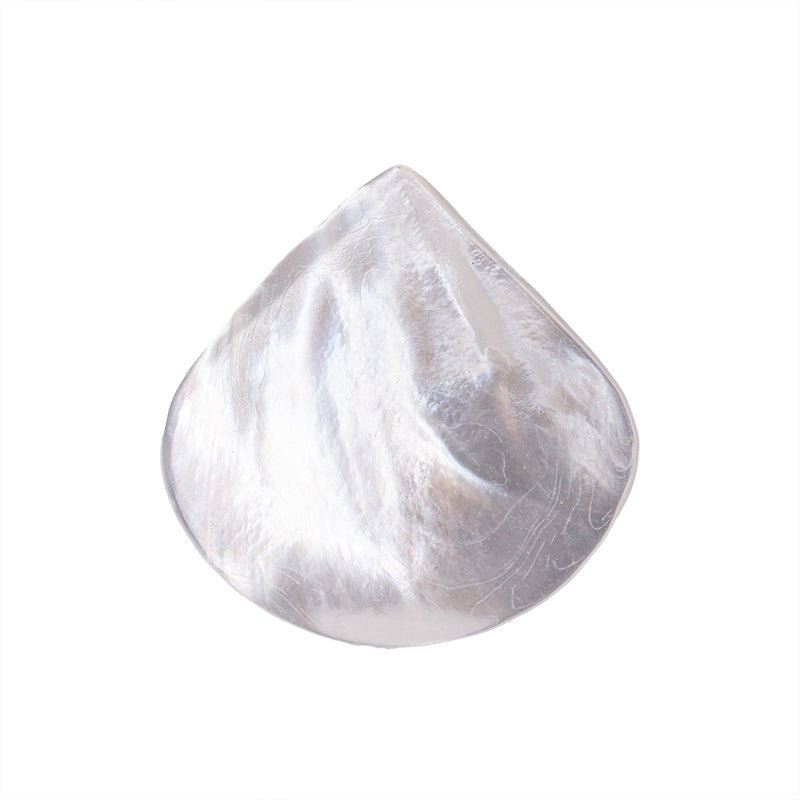 Dije Madre Perla Gota 35x25mm Blanco