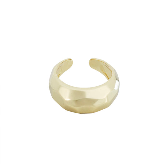 Anillo Chapa Ajustable Dorado 
