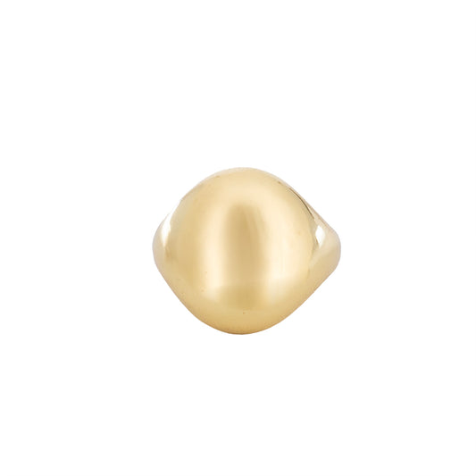 Anillo Chapa Ajustable Dorado 