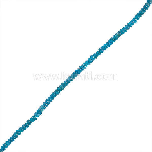 PF Apatita Rondela 2x4mm Azul