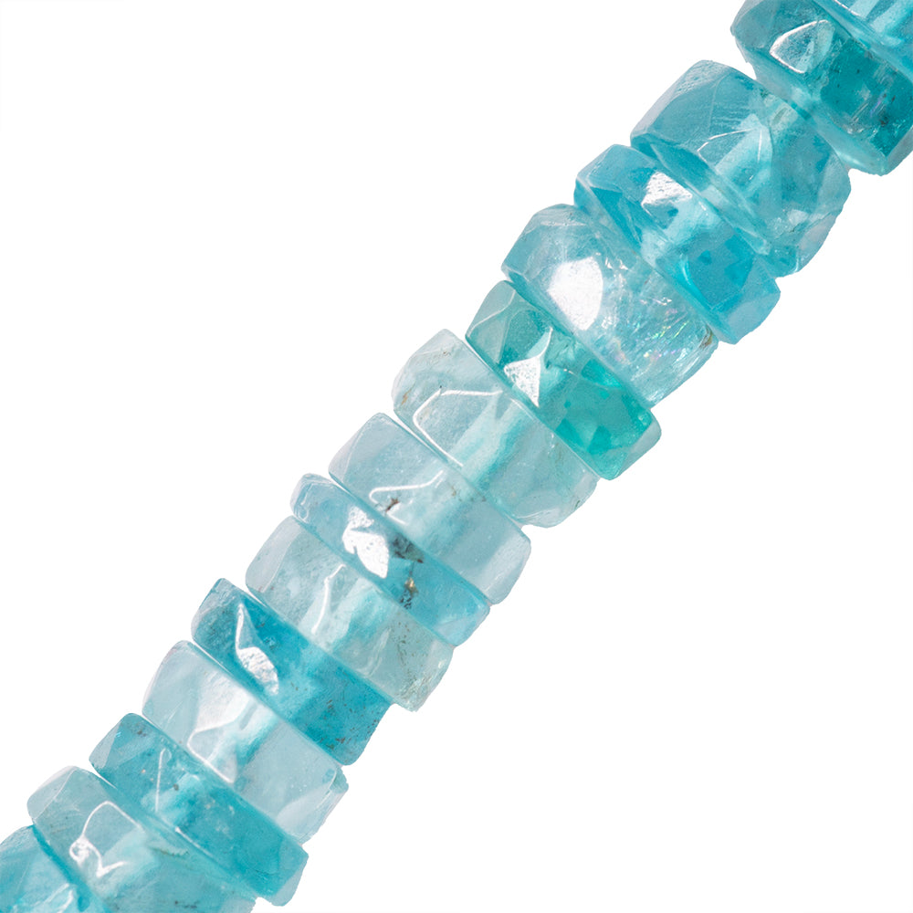 PF Apatita Rondela Facetada Irregular 1-2x5mm Azul