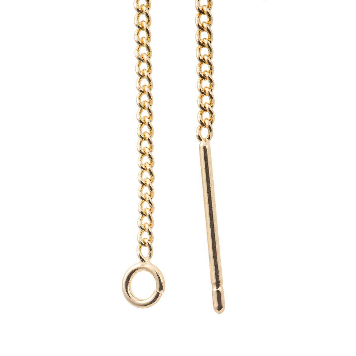 Aretes Violador con Argolla Dorado