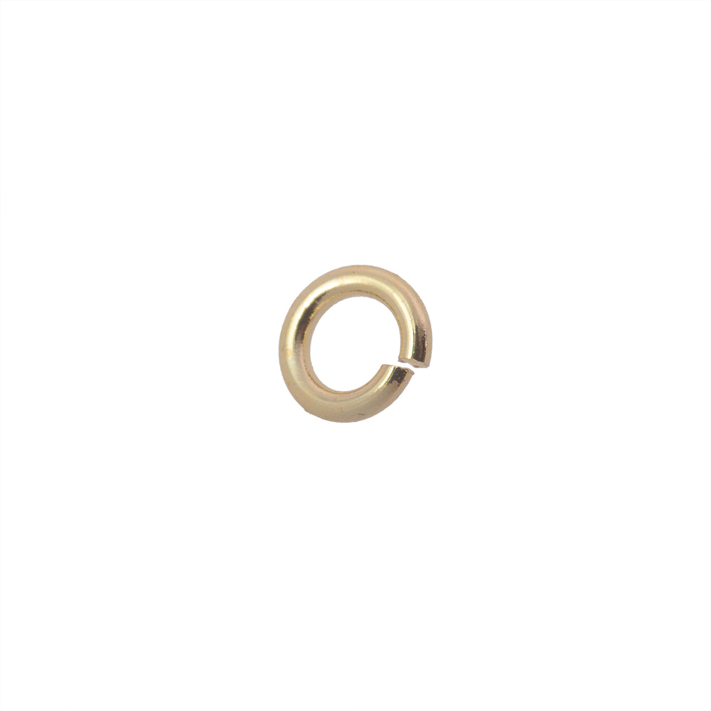 Argolla Sencilla 4x0.8mm Dorado