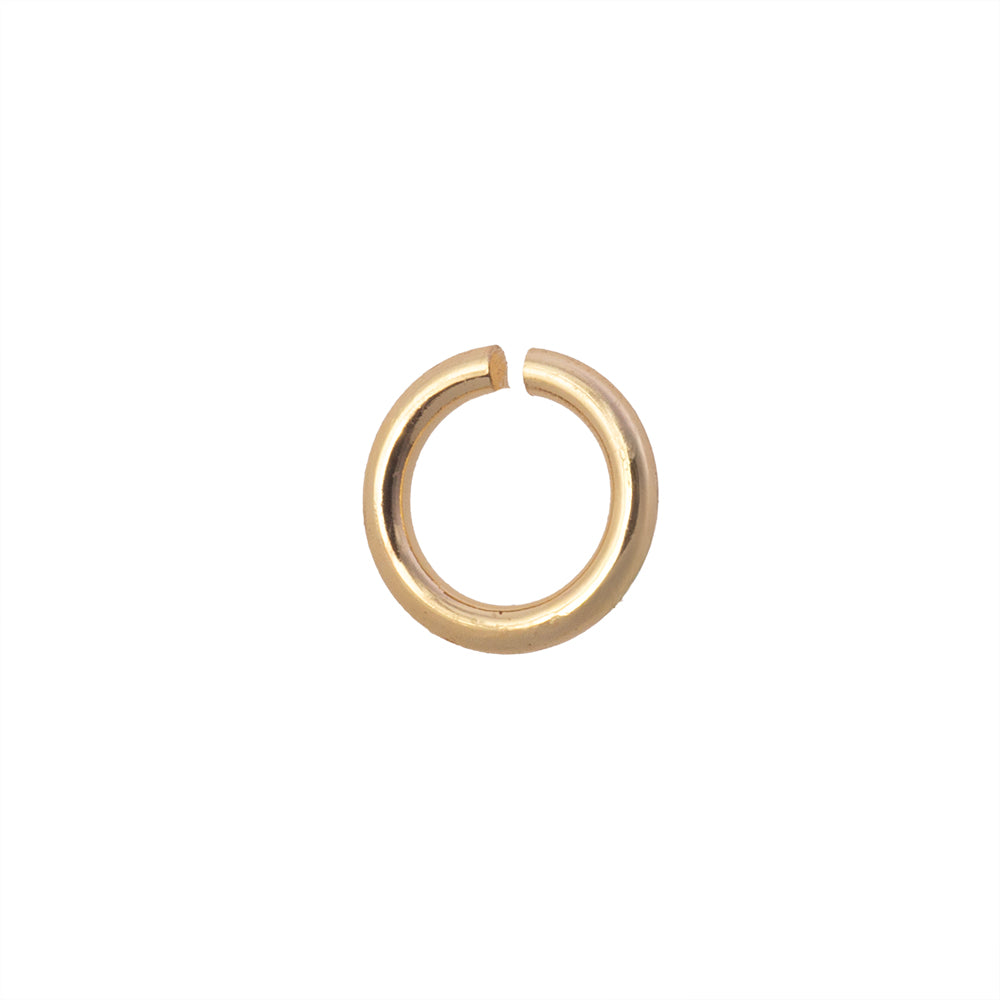 Argolla Sencilla 5x0.8mm Dorado