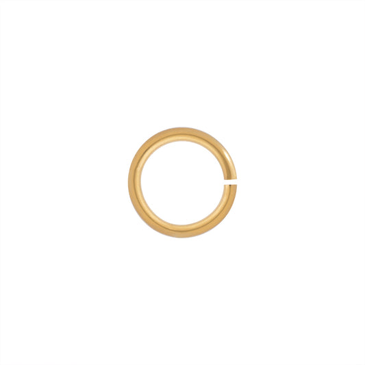 Argolla Sencilla 6mm Dorado Brillante