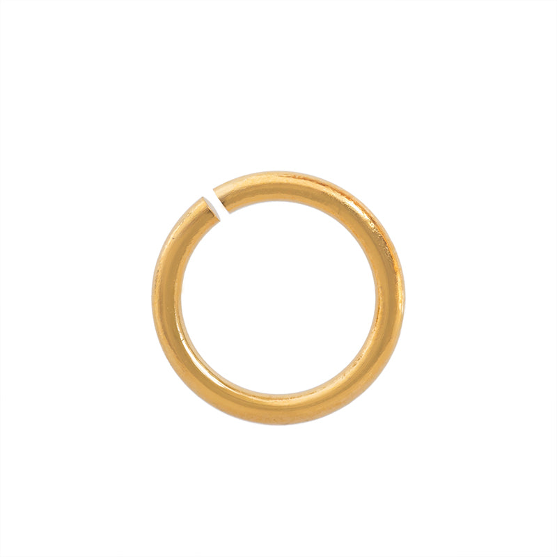 Argolla Sencilla 8x1mm Dorado Brillante