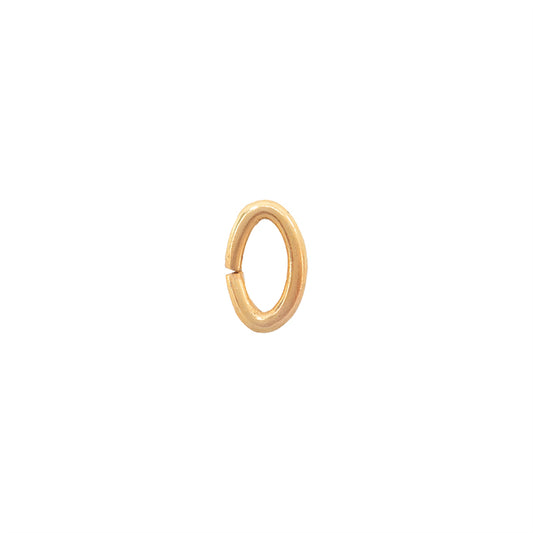 Argolla Sencilla Oval 3x2mm Dorado