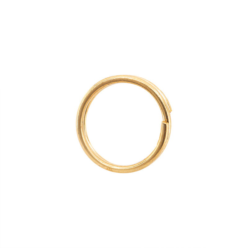 Argolla Doble 8x0.7mm Dorado Brillante