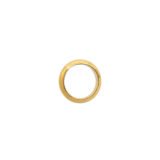 Argolla Media Cana 5x1.3mm Dorado Brillante