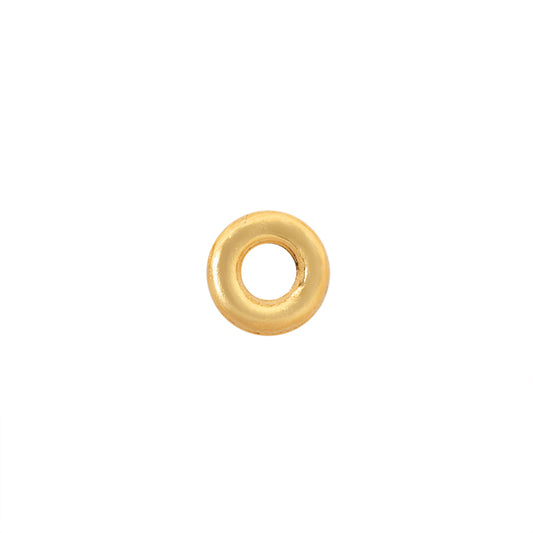 Argolla Soldada 4mm Dorado
