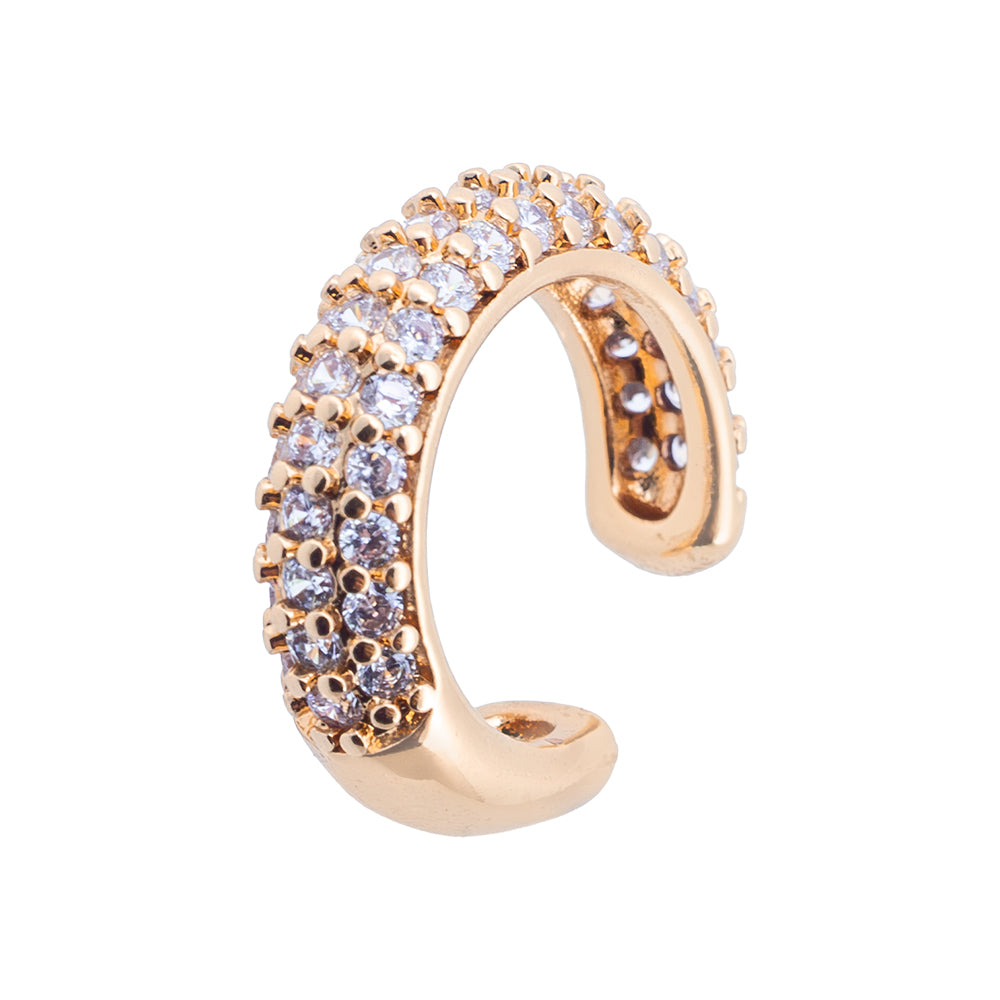 Ear Cuff con Circonia 14.5x4mm Dorado