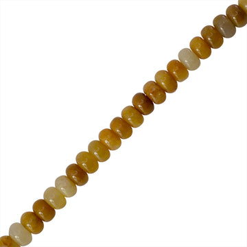 Aventurina Rondela 5x8.5mm Amarillo