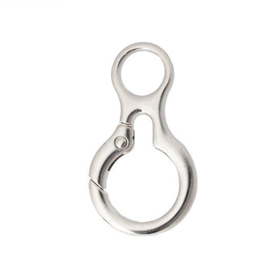 Broche Grua 38x21mm Plateado
