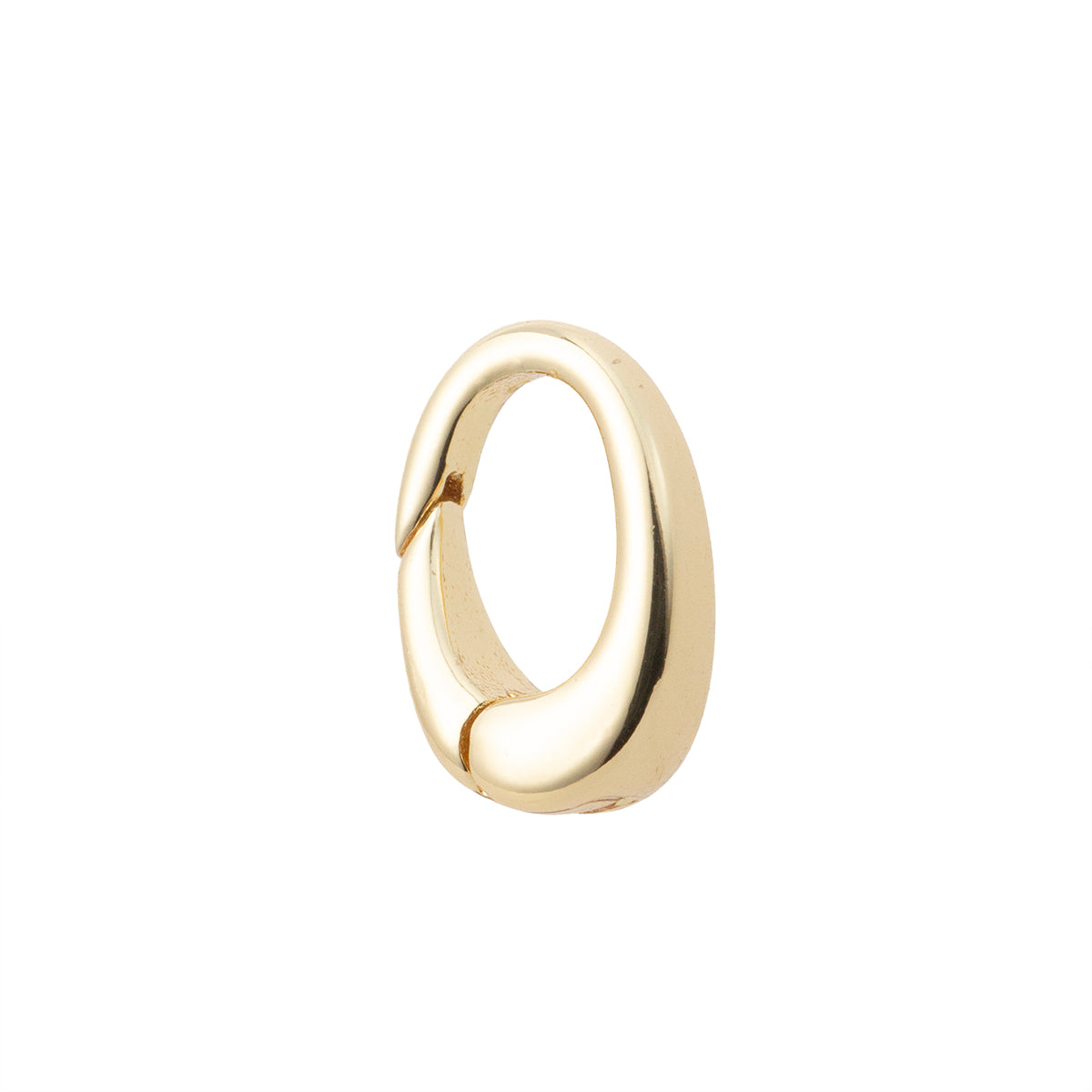 Broche Oval 12x8.5mm Dorado