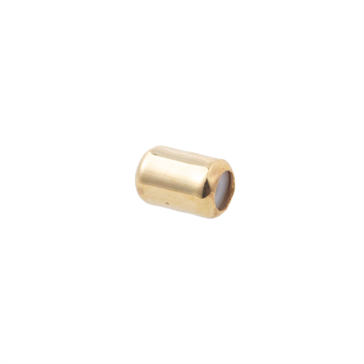Broche Cilindro Recorrible 6x4mm Dorado
