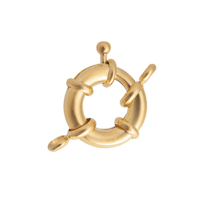 Broche Bandola 17mm Dorado Brillante