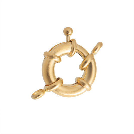Broche Bandola 17mm Dorado Brillante