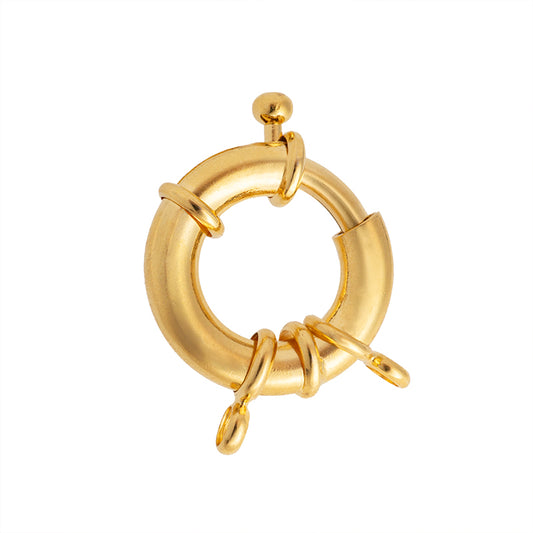 Broche Bandola 21mm Dorado Satinado