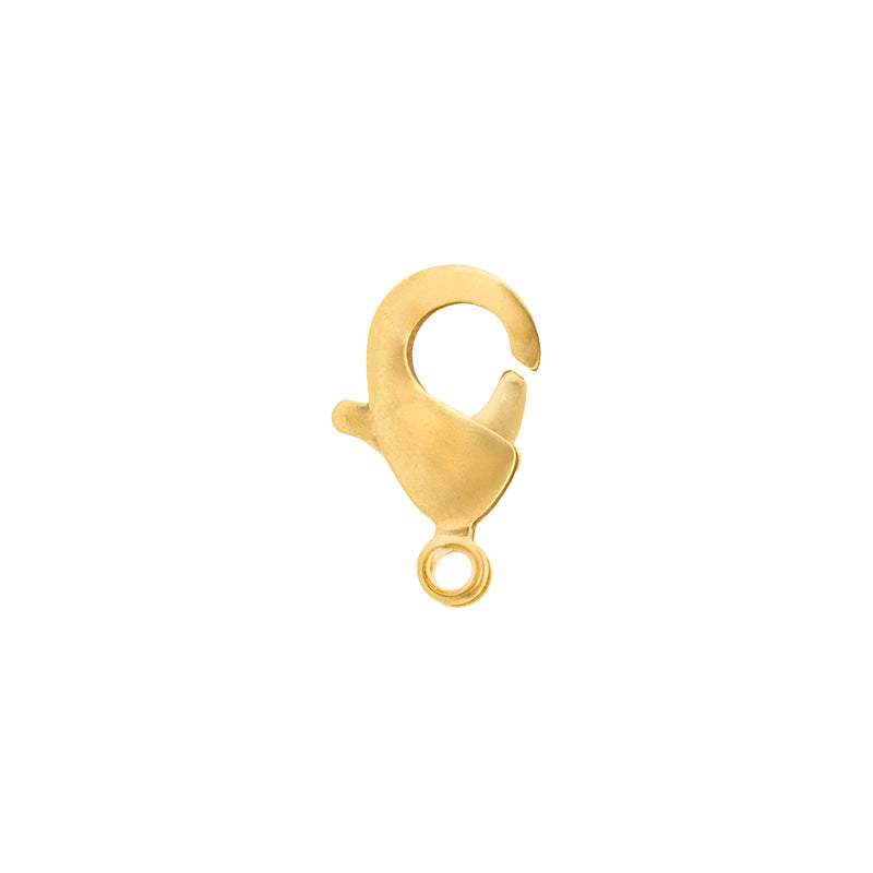 Broche Cangrejo 10x5mm Dorado Brillante