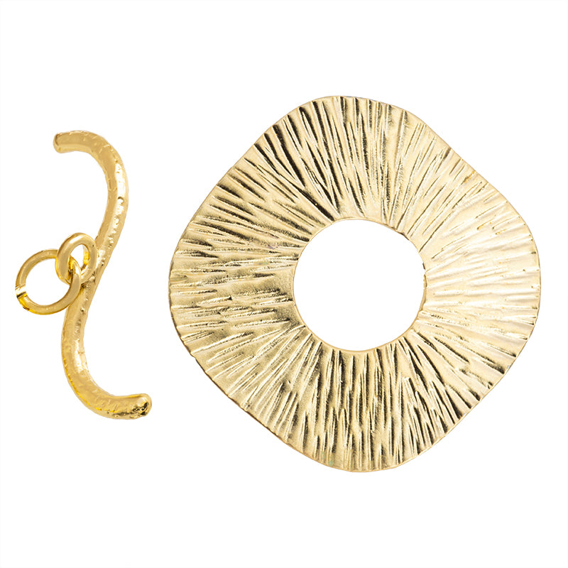 Broche T Cuadro 48mm Dorado Satinado