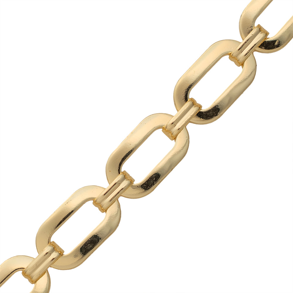 Cadena Oval 19x11mm Dorado