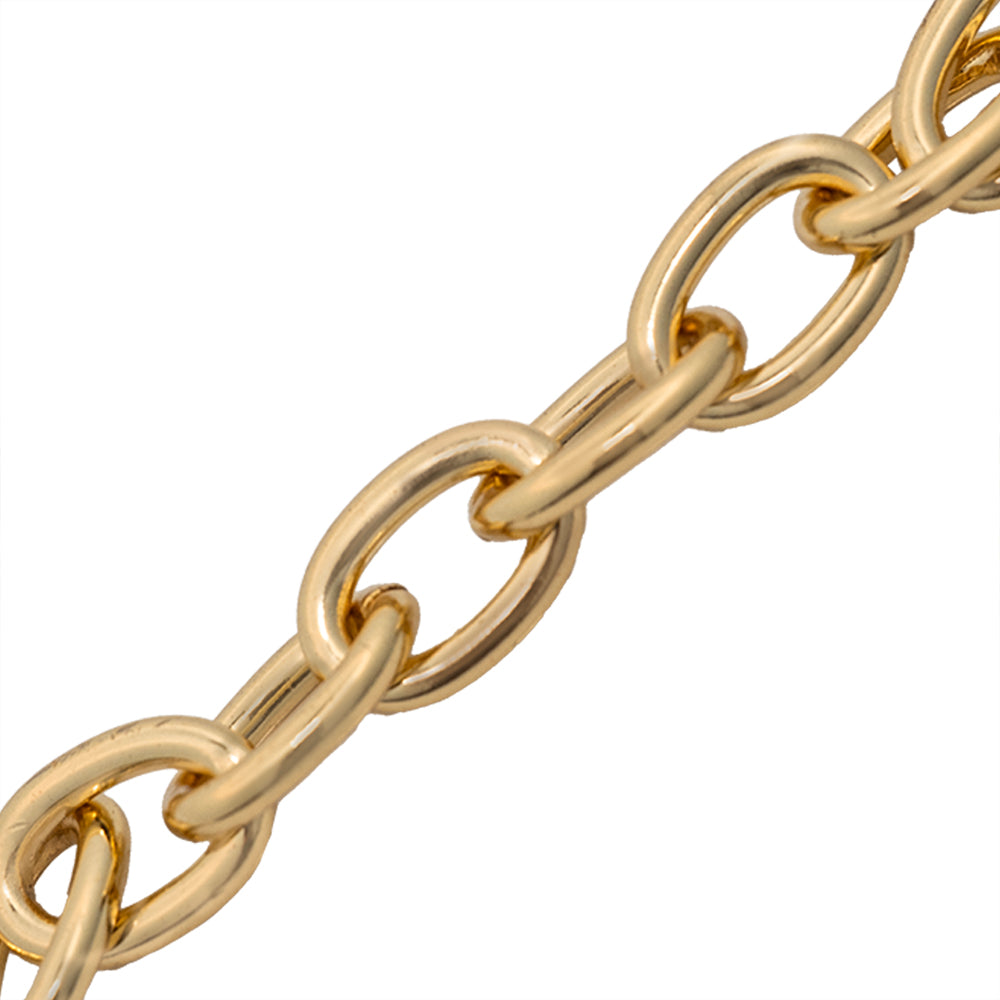 Cadena Oval 18x12mm Dorado