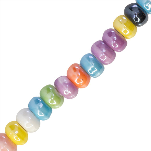 Ceramica Rondela 4x6mm Multicolor