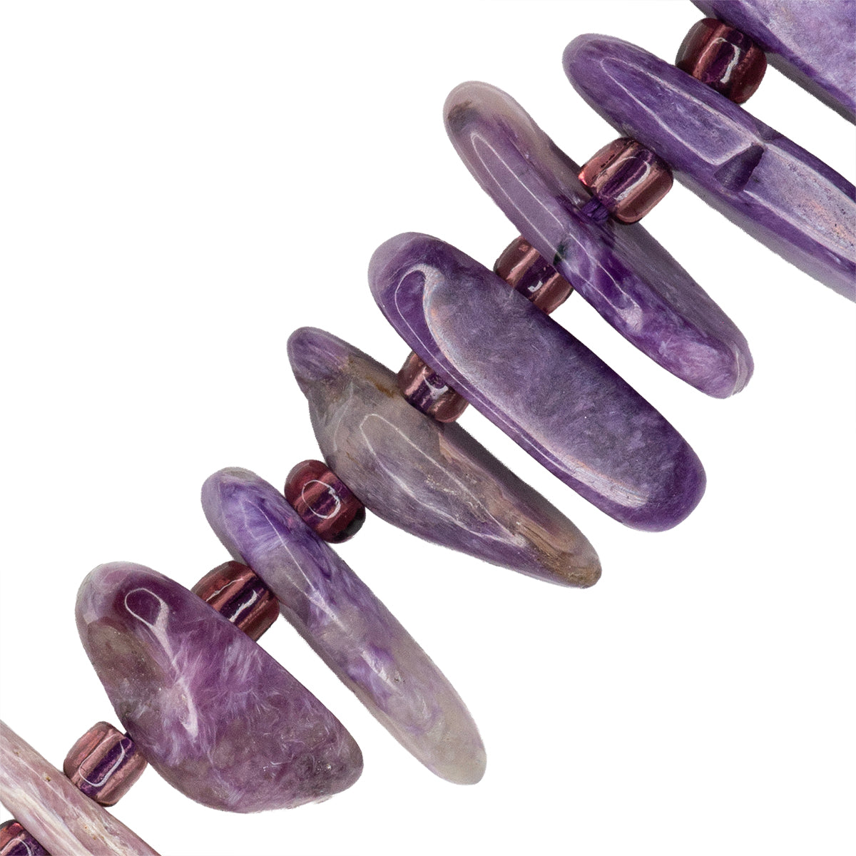 Charoita Nugget 2-6x10-20mm Morado