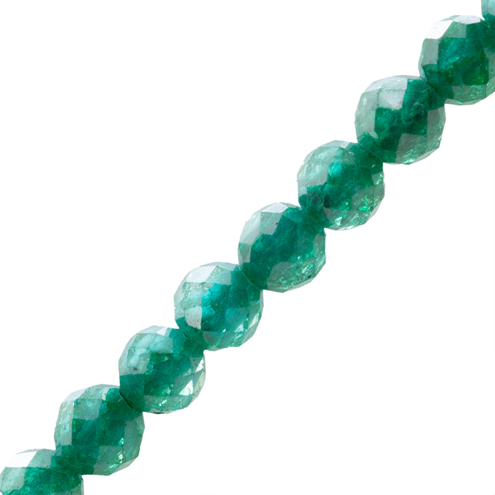 Circonia Esfera Facetada 2mm Verde