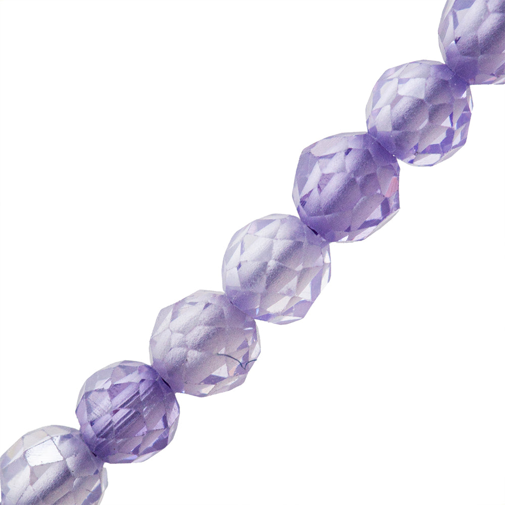 Circonia Esfera Facetada 2mm Morado