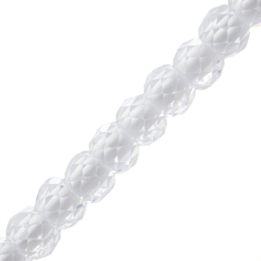 Circonia Róndela Facetada 2x3mm Transparente