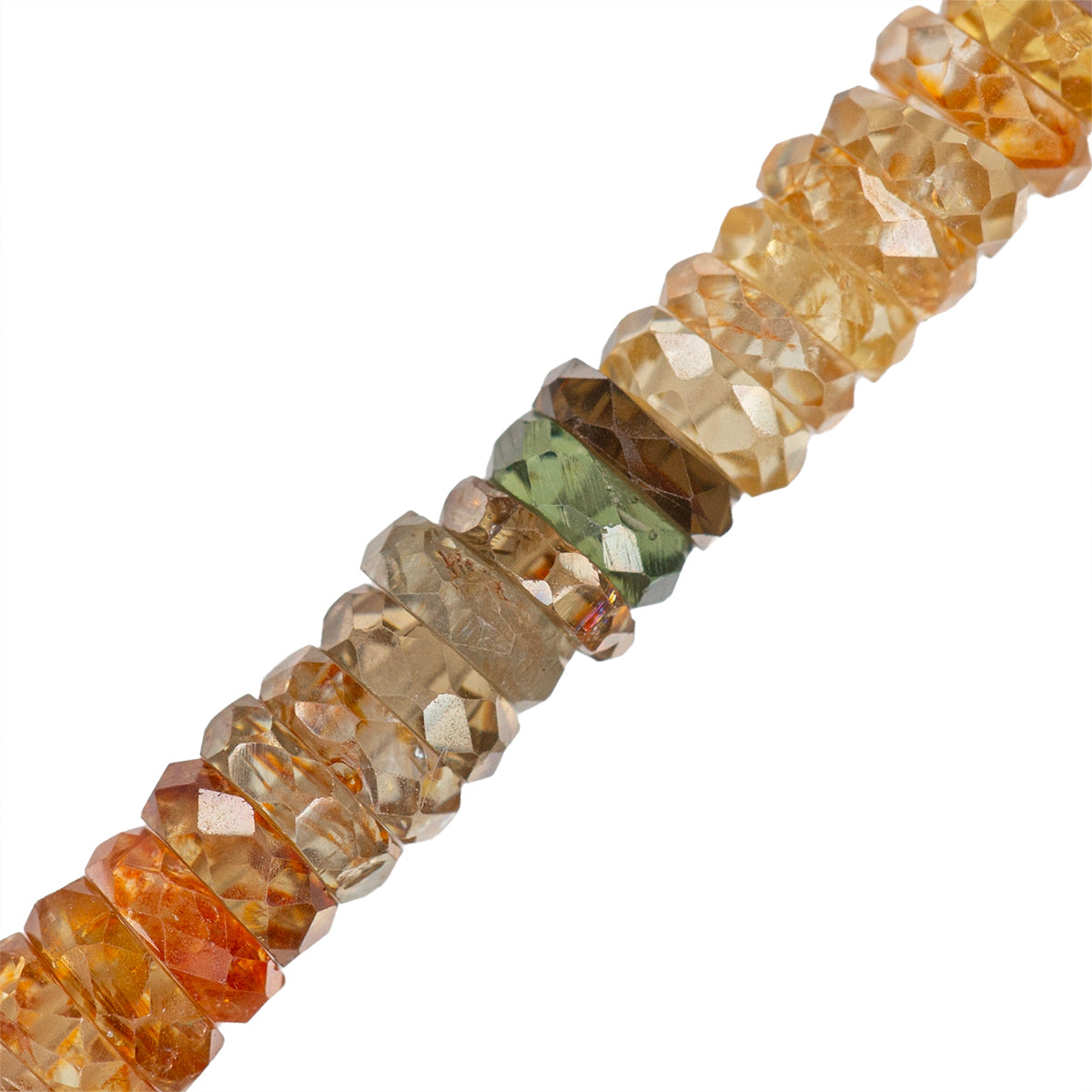 PF Circonia Heishi Róndela Facetada Disminución 1-2x4-5mm Multicolor