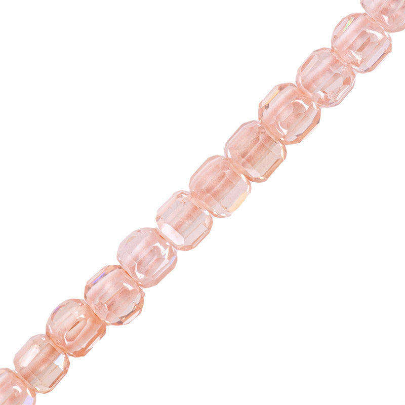 Circonia Cubo Facetado 2mm Beige
